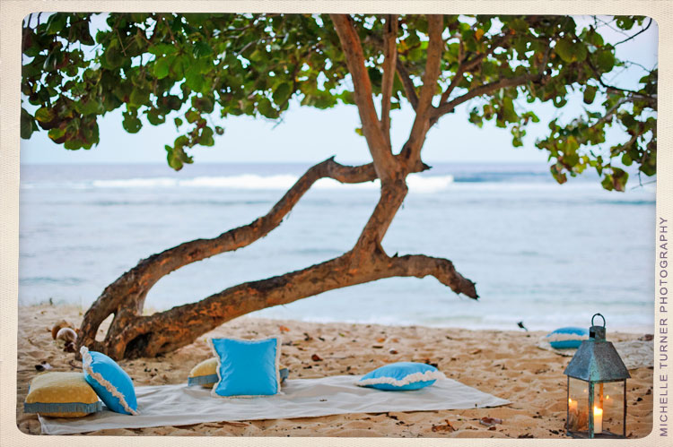 Pre-wedding event on the beach